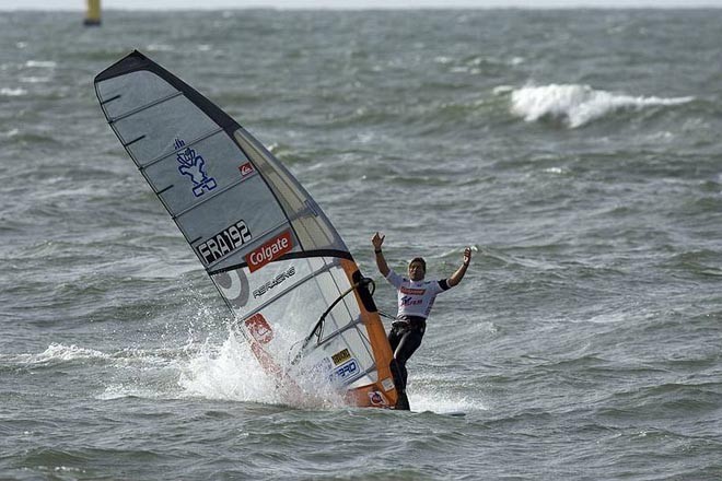 Albeau no handed! - Sylt 2008 ©  John Carter / PWA http://www.pwaworldtour.com